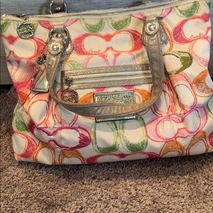 COACH Poppy should bag - multicolor